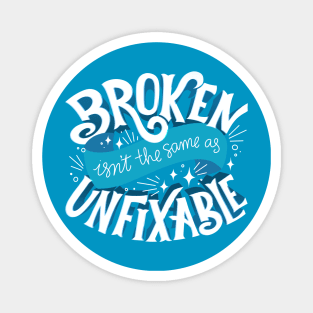 Lunar Chronicles Quote - Broken Unfixable Magnet